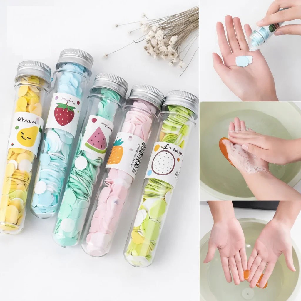 Traveling Pocket Paper Soap Tube